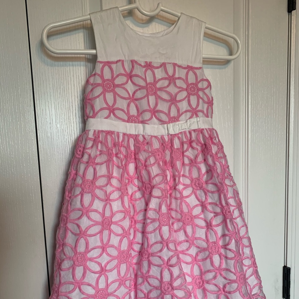 Pink floral dress!
